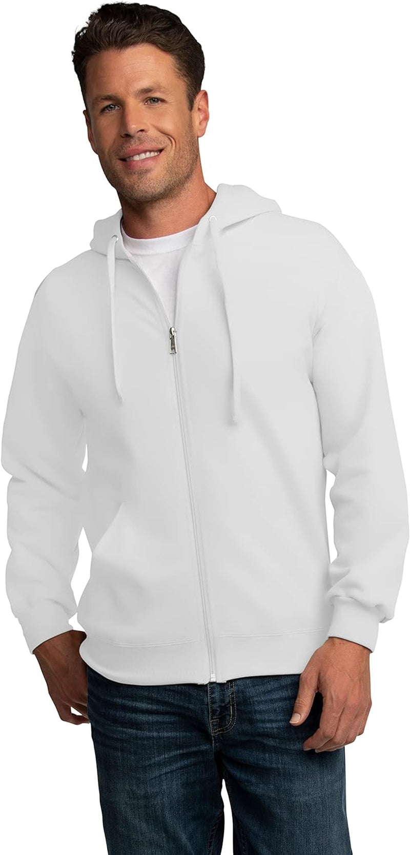 Fruit of the Loom Unisex Adult Eversoft Fleece Full Zip Hoodie Sweatshirt