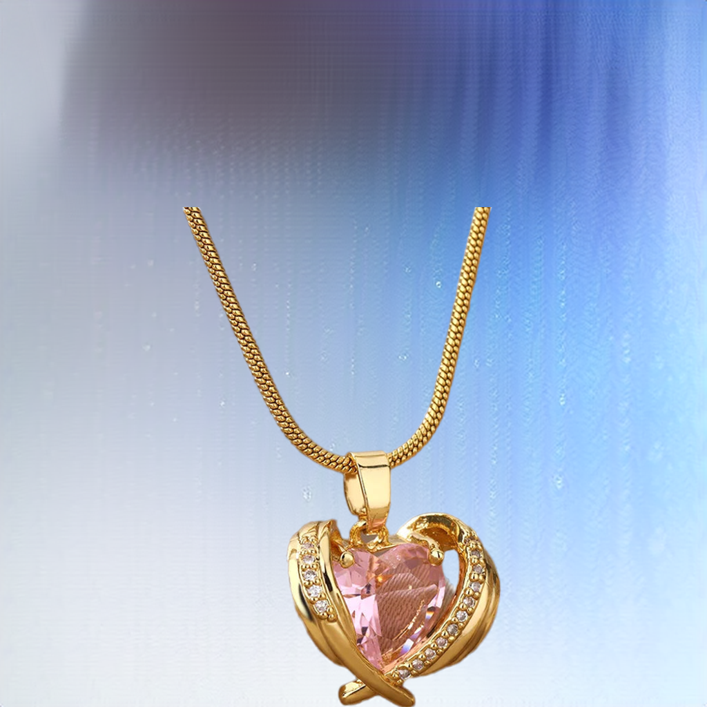 Bohemia Pink Cubic Zirconia Necklace