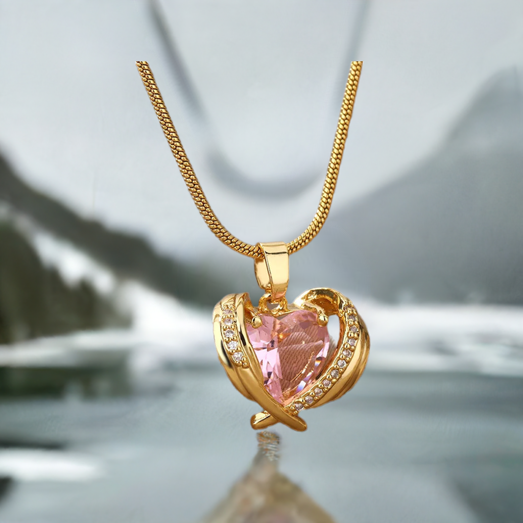 Bohemia Pink Cubic Zirconia Necklace