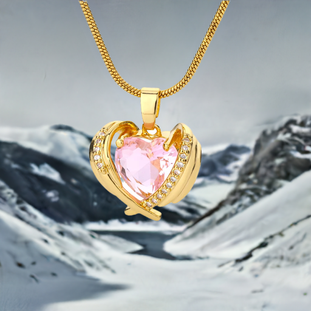 Bohemia Pink Cubic Zirconia Necklace